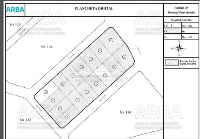 TERRENO EN VENTA - 827 vis