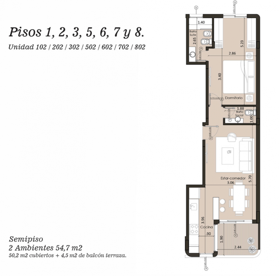 2 AMBIENTES EN VENTA - EDIFICIO EN POZO - AFIANZA PLAZA 