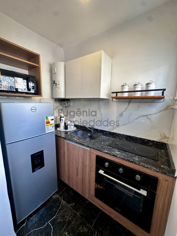 Departamento 1 ambiente externo con ventanal | Zona Shopping Aldrey