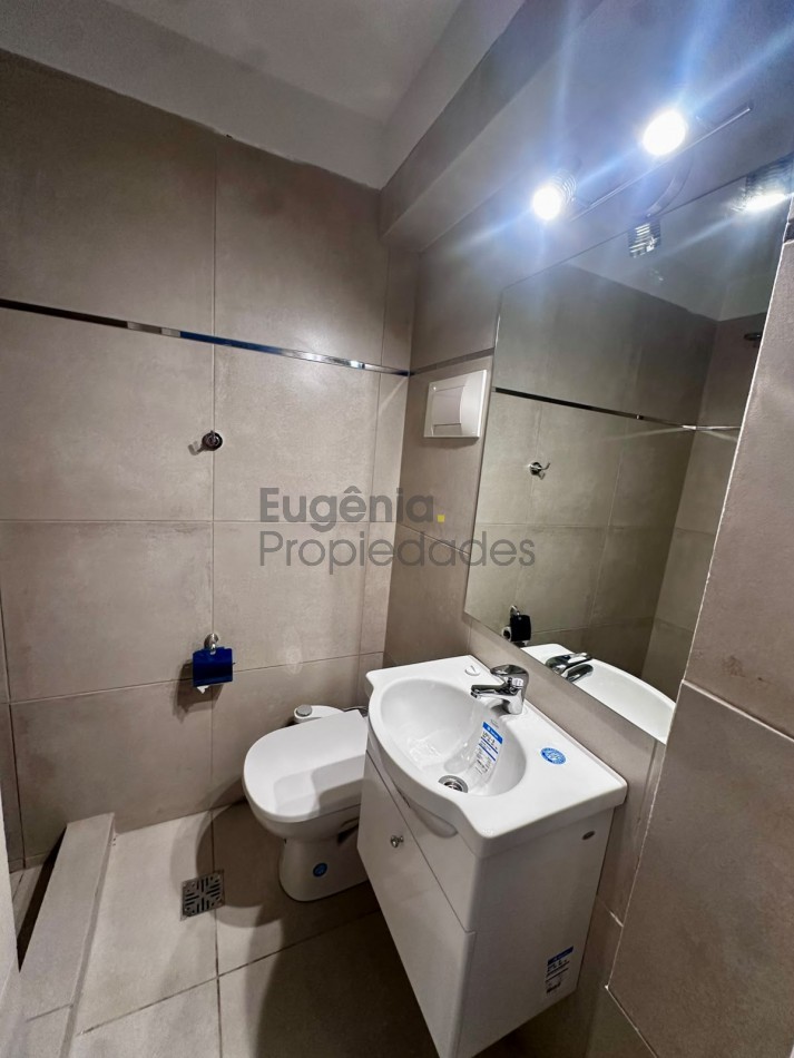 Departamento 1 ambiente externo con ventanal | Zona Shopping Aldrey
