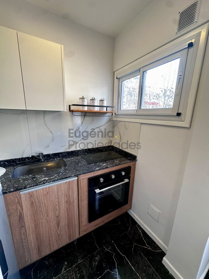 Departamento 1 ambiente externo con ventanal | Zona Shopping Aldrey