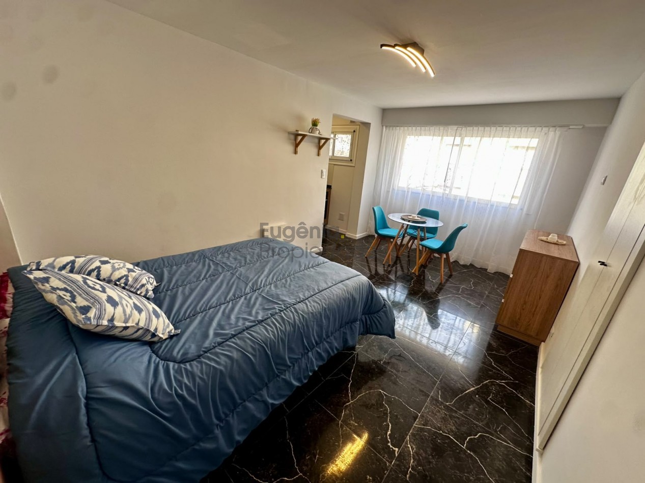 Departamento 1 ambiente externo con ventanal | Zona Shopping Aldrey